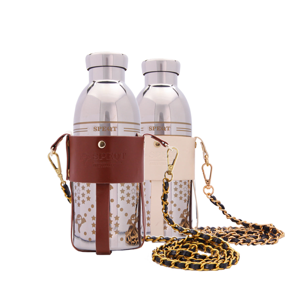 SPEQT Akuma Australia Vacuum Insulated Flask,Threadless Stainless Steel Water Bottle, One-Hand Opening Sports Water Bottle For Climbing Cycling Driving- 36H Cold, 18H Hot - 13oz