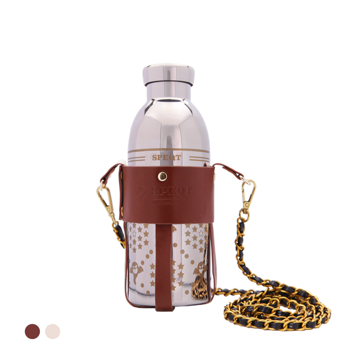 SPEQT Akuma Australia Vacuum Insulated Flask,Threadless Stainless Steel Water Bottle, One-Hand Opening Sports Water Bottle For Climbing Cycling Driving- 36H Cold, 18H Hot - 13oz