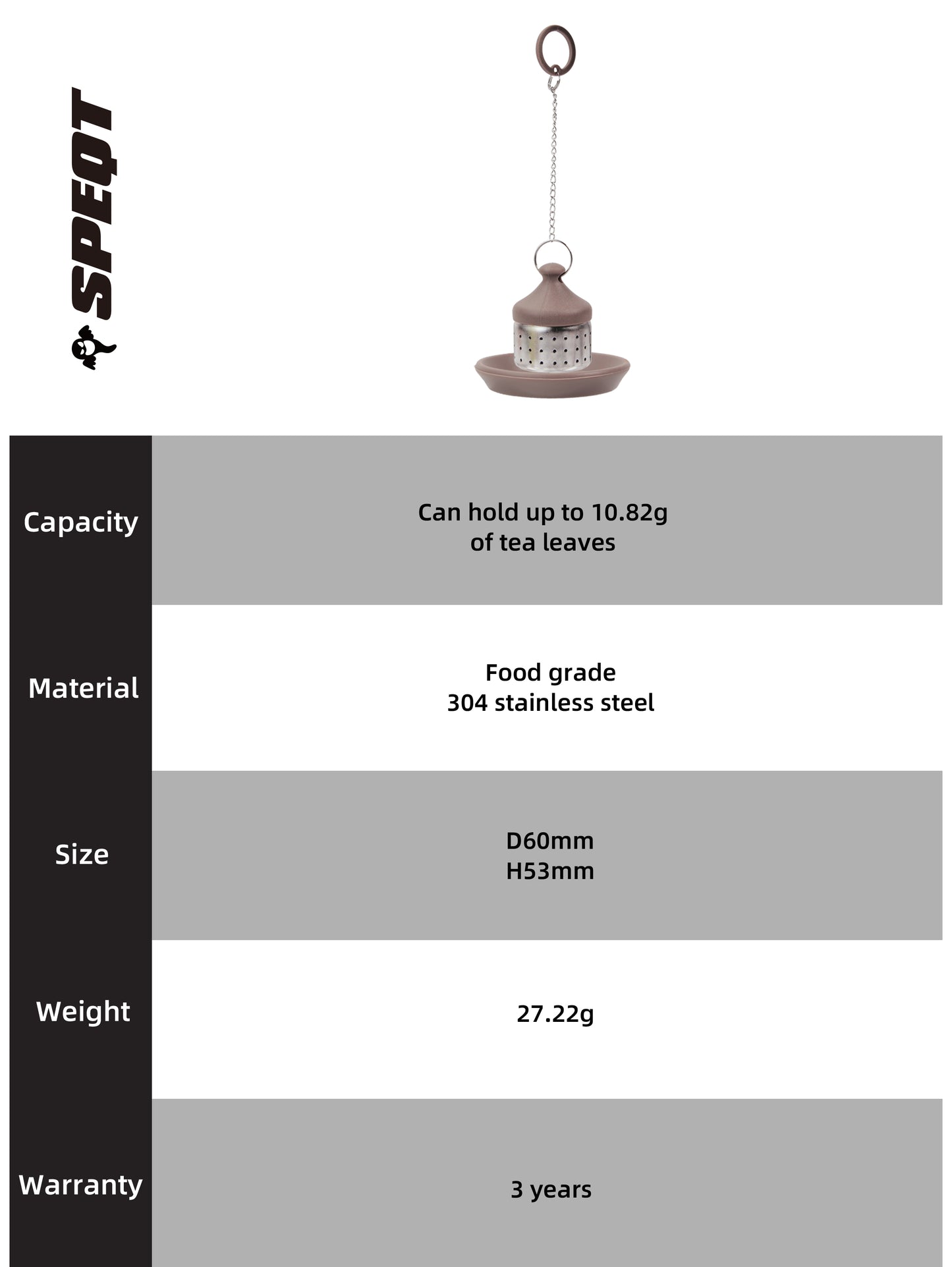 SPEQT Australia Stainless steel Soak filter