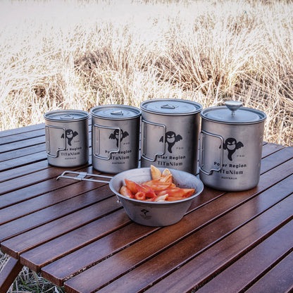 SPEQT Polar Region Australia Titanium Camping cups