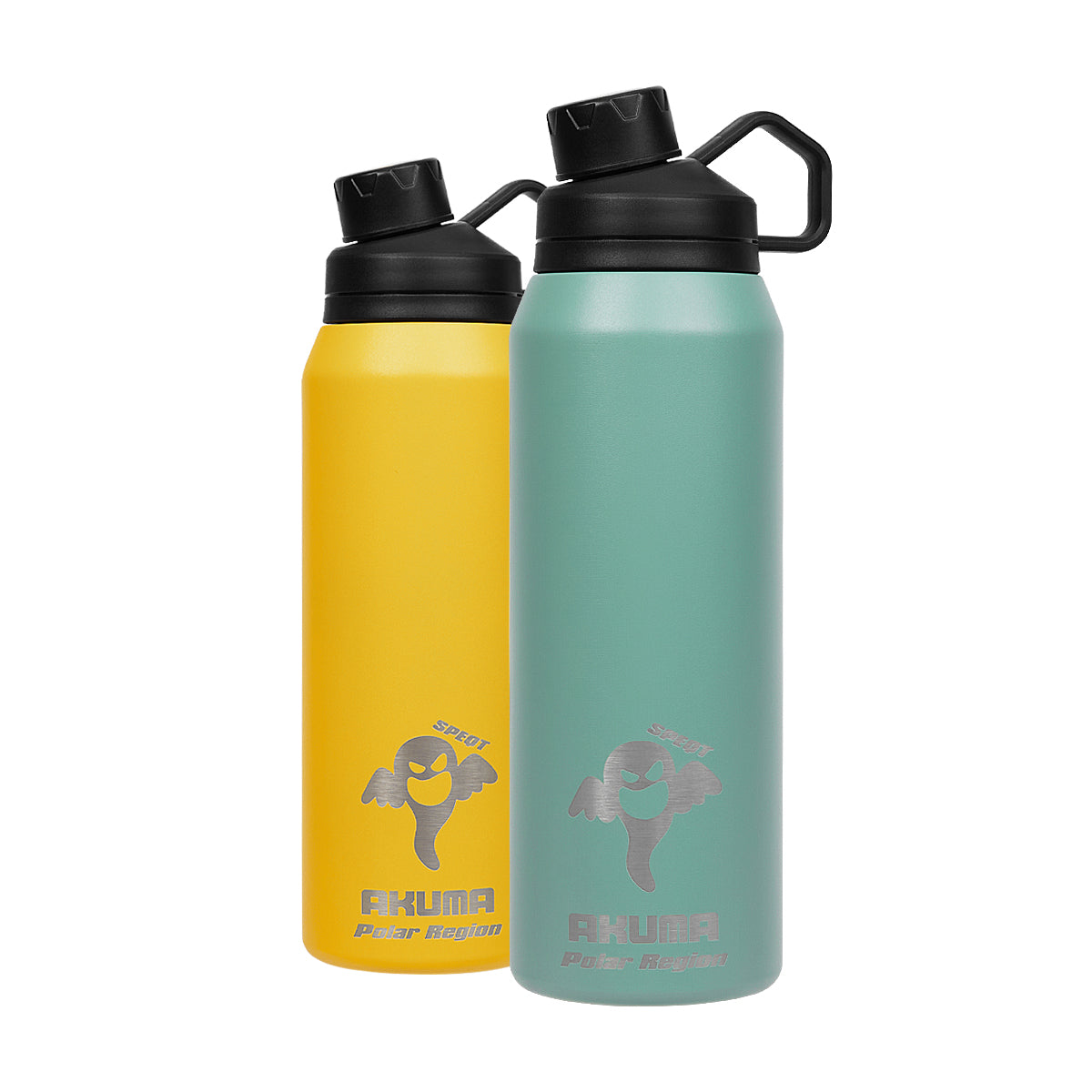 SPEQT Polar Region Australia Insulated Water Bottle 32oz Camping Vacuum Stainless Steel Water Bottles,