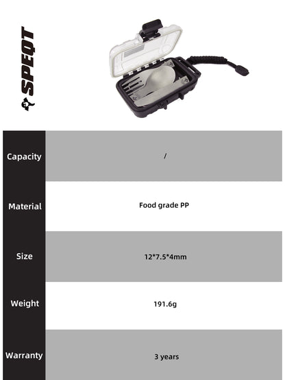SPEQT Polar Region Australia Titanium Tableware Foldable With Kit box