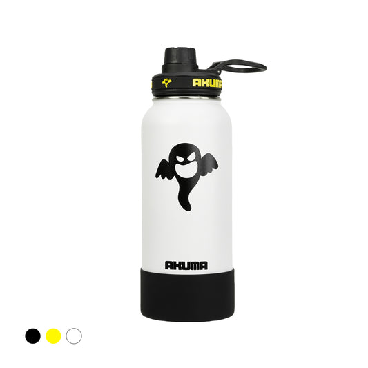 SPEQT Akuma Australia Insulated Water Bottle with 2-in-1 Lid (Chug Lid/Straw Lid), 32oz Double Walled Vacuum Stainless Steel Water Bottles, Water Jug with Straw