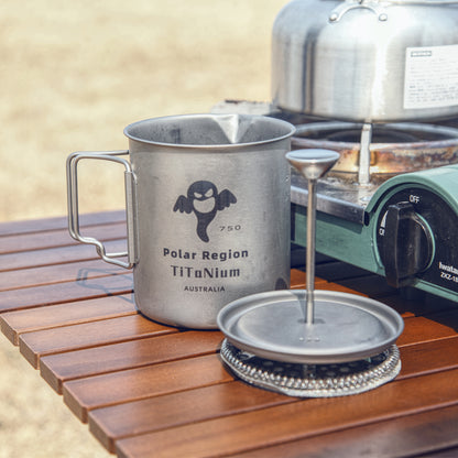 SPEQT Polar Region Australia Titanium Camping cups