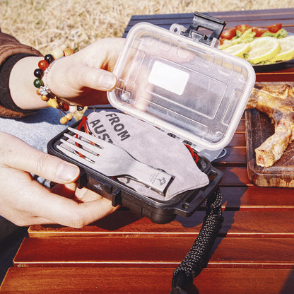 SPEQT Polar Region Australia Titanium Tableware Foldable With Kit box