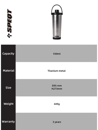 SPEQT AKUMA Pure Titanium Thermos (Gift Box)